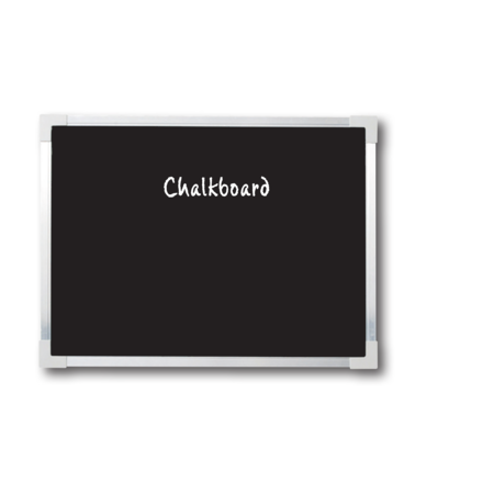 Crestline Products 36 x 48 Aluminum Framed Black Chalkboard 34210